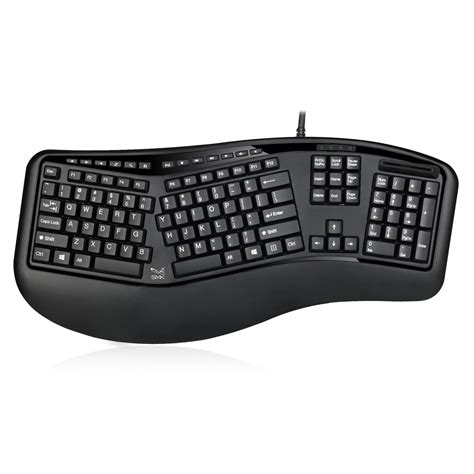 ergonomic keyboard with smart card reader 